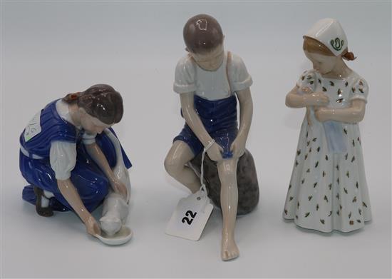 3 x Bing & Grondel figures of children